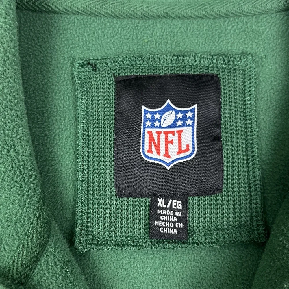 GREEN BAY‎ PACKERS DRAW PLAY JACKET FLEECE NFL FOOTBALL GREEN & GRAY G-III Sz XL
